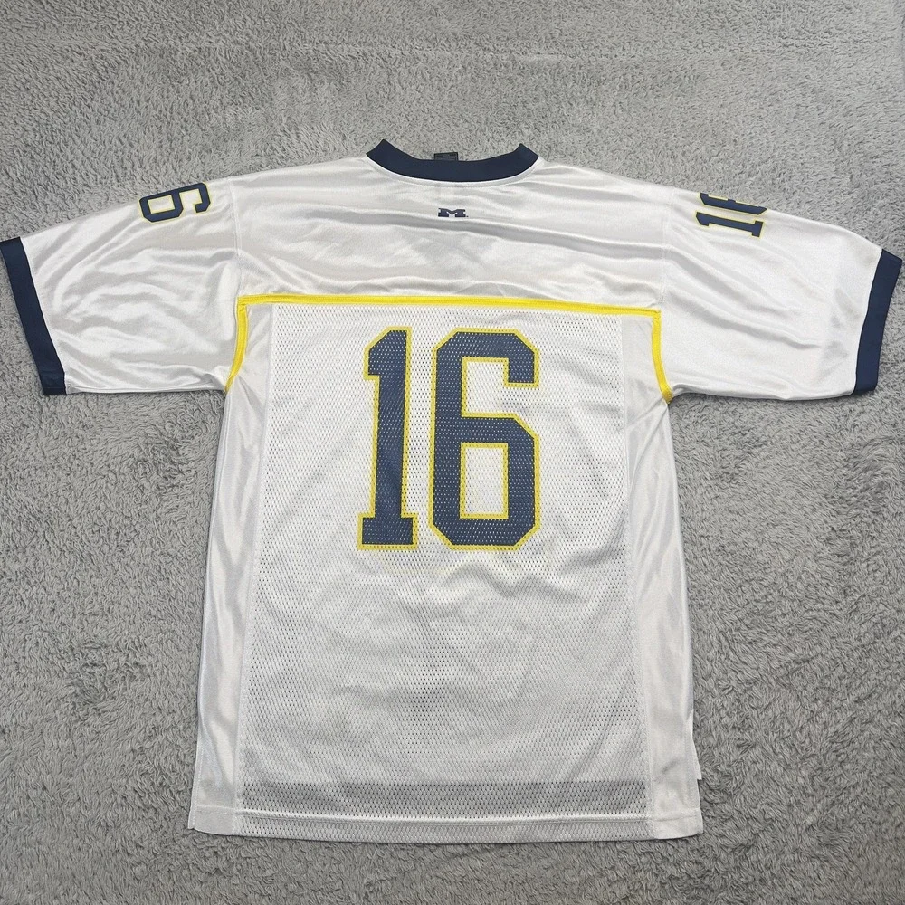 Vintage Allstate Sugar Bowl Jersey M White 16 NCAA College Football Adidas Mesh